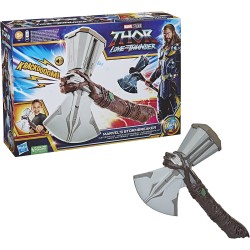 Hasbro Marvel Studios Thor: Love and Thunder Stormbreaker Electronic Axe Thor Roleplay Toy With Sound FX F3357 5010993973521