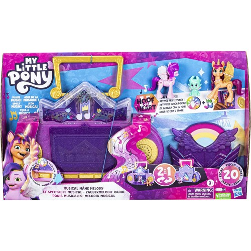 Hasbro My Little Pony Toys: Make Your Mark Musical Mane Melody, 3 Hoof To Heart Figures, Doll Playsets F3867 5010994109691