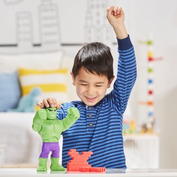 Hasbro Marvel Spidey And His Amazing Friends Power Smash Hulk Pre-School Toy, Face F5067 5010994104825
