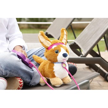 50 50 Games Sprint Kids Corgi Puppy, Cutest Running Furry Friend Follows You Everywhere, Wags Tail, Raises Ears, 3 Puppy Sounds 