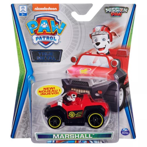 Spin Master Paw Patrol True Metal Diecast Μεταλλικά Οχήματα - 1 τμχ 6053257 778988269305