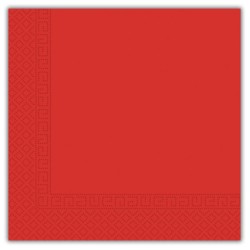PROCOS Red Three-Ply Paper Napkins 33x33 FSC 093048 5201184930489