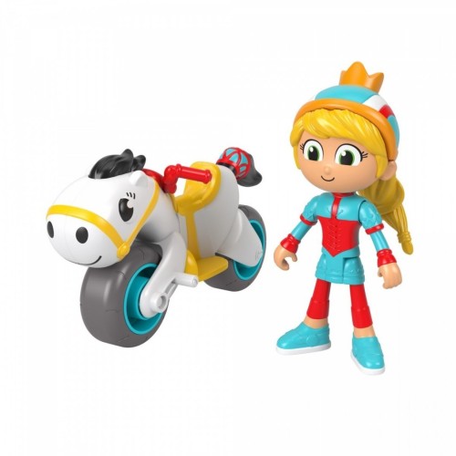 Mattel Γκας, Ο Μικρός Ιππότης - Όχημα Gus the Itsy Bitsy Knight Magician Iris and Pony HGK19 / HGK25 194735050369