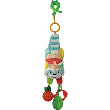 Clementoni For You Newborn Rattle On The Go Easy-Peasy Soft Raccoon For 0+ Months 1000-17713 8005125177134