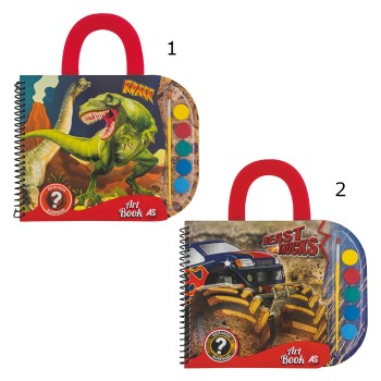 As company Art Book Drawing Set Dinosaurs And Monster Trucks For Ages 3+ 1023-69004 5203068690045