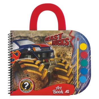 As company Art Book Drawing Set Dinosaurs And Monster Trucks For Ages 3+ 1023-69004 5203068690045