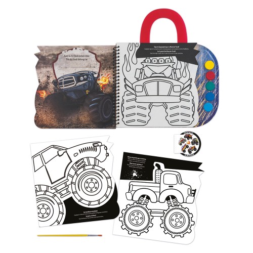As company Art Book Drawing Set Dinosaurs And Monster Trucks For Ages 3+ 1023-69004 5203068690045