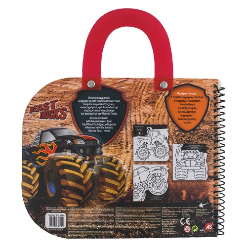 As company Art Book Drawing Set Dinosaurs And Monster Trucks For Ages 3+ 1023-69004 5203068690045