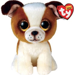 ty Beanie Boos Hugo Χνουδωτό Σκυλάκι Καφέ Και Λευκό 15Εκ 1607-36396 008421363964