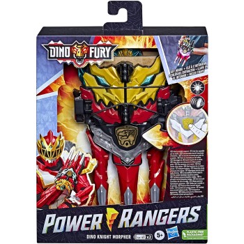 Hasbro Power Rangers Dino Knight Morpher Electronic Toy, Lights and Sounds Includes Key Inspired by Red Ranger in Season F3950 5