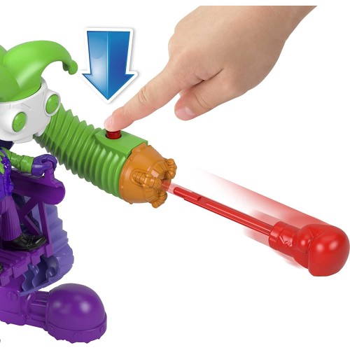 Mattel DC Super Friends Imaginext The Joker Battling Robot, Poseable Figure Set for Preschool Pretend Play Ages 3 Years M5649 / 