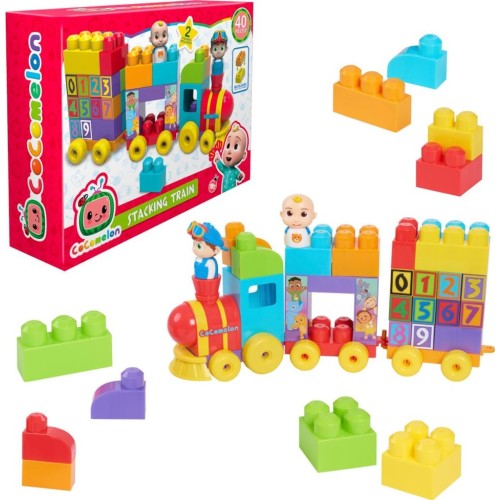 Giochi Preziosi Cocomelon Train With Bricks CCM07000 8056379128311