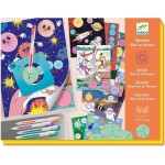 Djeco Design For Older Children - Drawing And Colouring Spirals - 10 Themes Block 08736 3070900087361