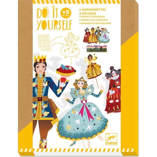 Djeco DIY Φτιάχνω Μαριονέτες Παραμύθι Σταχτοπούτα 07991 3070900079915
