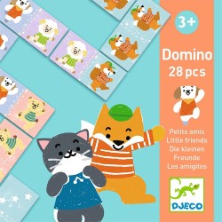 Djeco Ντόμινο Διπλής Όψης Φίλοι Ζωάκια 28 Τεμ. 08185 3070900081857