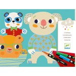 Djeco Design For Little Ones - Colouring Cuties 08992 3070900089921