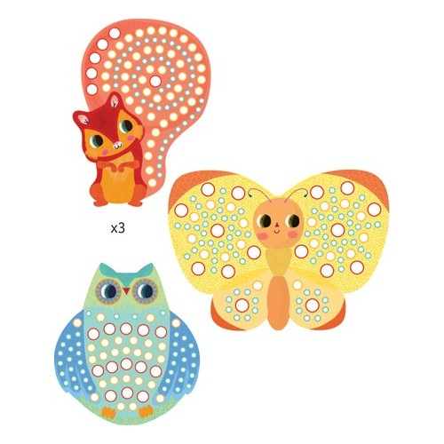 Djeco Design 3 To 6 Years - Collages Mosaic - Milfiori 08897 3070900088979