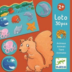 Djeco Λότο Ζωάκια Και Περιβάλλον 30 Τεμ. 08120 3070900081208