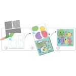 Djeco Design 3 To 6 Years - Colouring Patterns To Rub - Magalis Friends 08988 3070900089884