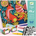 Djeco Design For Older Children - Felt Tips Fantasy Forest 3D 08652 3070900086524