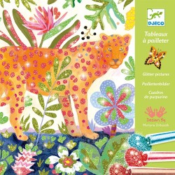 Djeco For Older Children - Glitter Boards Tropico 09509 3070900095090