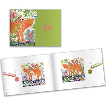 Djeco For Older Children - Glitter Boards Tropico 09509 3070900095090