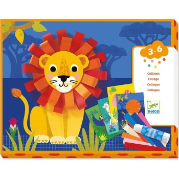 Djeco Design Young Children - Collages With Small Loops 09868 3070900098688