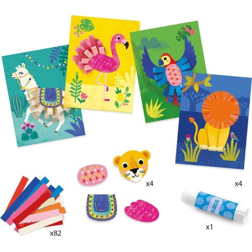 Djeco Design Young Children - Collages With Small Loops 09868 3070900098688
