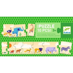 Djeco Puzzle Frise Small And Big - Fsc Mix 08189 3070900081895