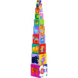 Djeco 10 Stacking - Numbering Animals On Skala 86Cm.Height 08503 3070900085039