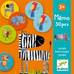 Djeco Μέμο Ζωάκια Ζούγκλας 30 Τεμ. 08159 3070900081598