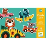 Djeco Educational Games - Puzzle Duo-Trio Racing Cars 08148 3070900081482