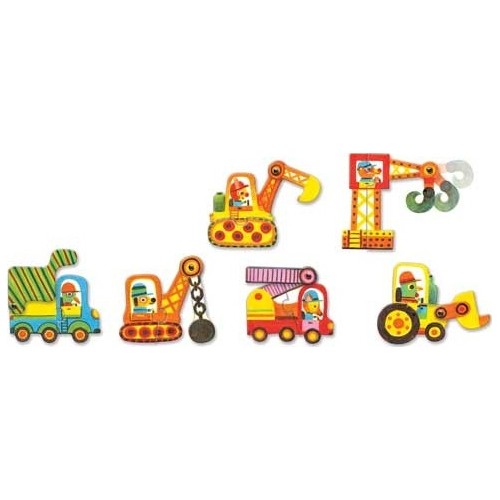 Djeco Puzzle Duo Articulo Vehicles 08170 3070900081703