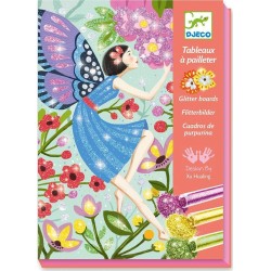 Djeco Design For Older Children - Glitter Boards The Gentle Life Of Fairies 09516 3070900095168