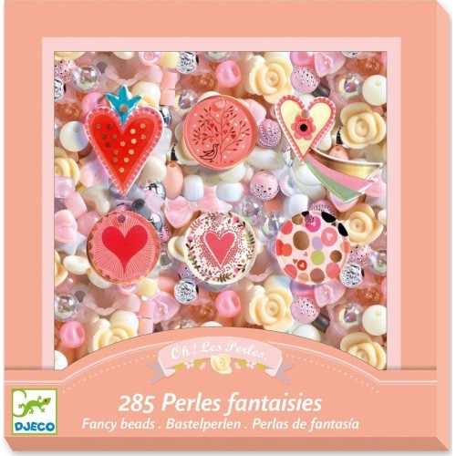 Djeco Design Needlework - Beads And Jewellery Hearts 09855 3070900098558
