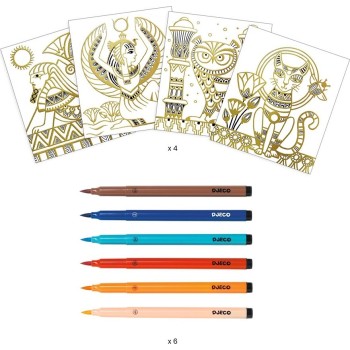 Djeco Artistic Color Set Egypt 09476 3070900094765