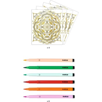 Djeco Artistic Color Set Flora 09477 3070900094772
