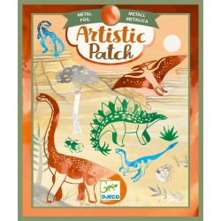 Djeco Design For Older Children - Artistic Patch Metal Collages - Dinosaurus 09463 3070900094635
