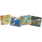 Djeco Artistic Κολάζ Με Μεταλλικά Φύλλα Χρυσού Δεινόσαυροι 09463 3070900094635