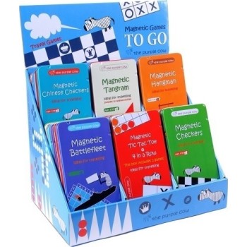 Purple Cow Toys TO GO Magnetic Travel Games Hangman 90681 7290011890681