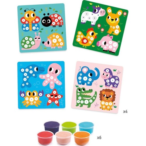 Djeco Design Young Children - Modelling Dough Circles 09894 3070900098947