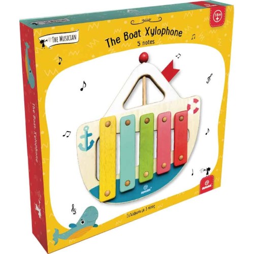 Svoora My First Boat Wooden Xylophone (5 Notes) 14013 5208006140132