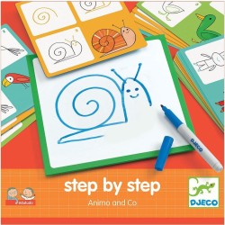 Djeco Ζωγραφική Βήμα-Βήμα Ζωάκια 08319 3070900083196