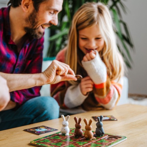 smart games Επιτραπέζιο Παιχνίδι Τα Πεινασμένα Λαγουδάκια- Grabbit 152401 5414301524014