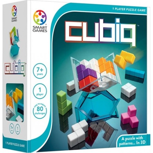 smart games Επιτραπέζιο 3D Κύβος Cubiq 80 Challenges 152405 5414301524052