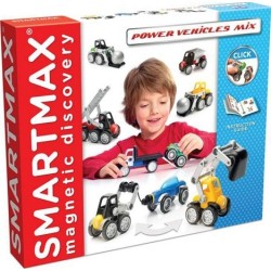 smart games Κατασκευές Με Μαγνήτη - Οχήματα Power Vehicles Mix 124303 5414301243038