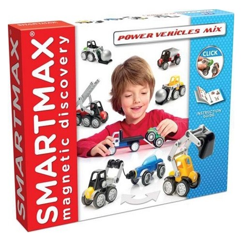 smart games Κατασκευές Με Μαγνήτη - Οχήματα Power Vehicles Mix 124303 5414301243038