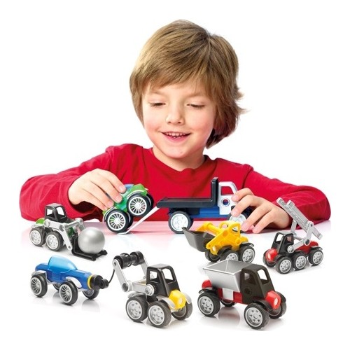 smart games Κατασκευές Με Μαγνήτη - Οχήματα Power Vehicles Mix 124303 5414301243038