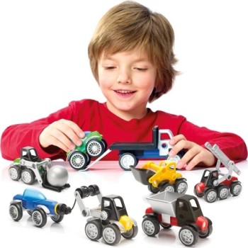 smart games Κατασκευές Με Μαγνήτη - Οχήματα Power Vehicles Mix 124303 5414301243038