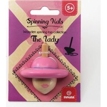 Svoora Σβουρίτσα Ξύλινη Hat The Lady 5.5 Cm 13013 5208006130133
